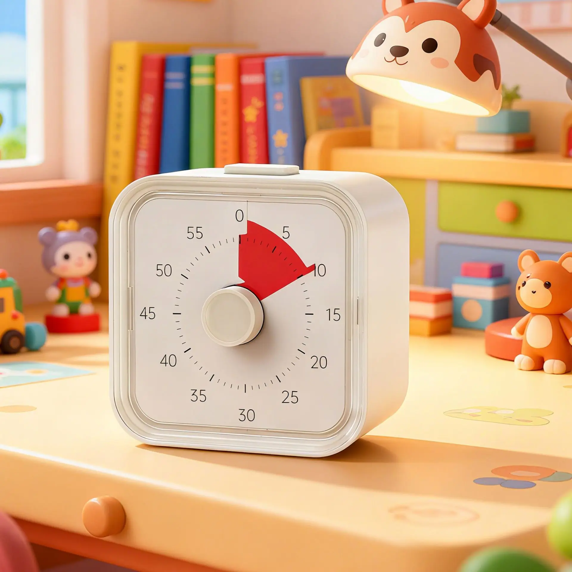 مؤقت بصري للطهي والدراسة، أداة إنتاجية على طراز Google - ساعة العد التنازلي بومودورو للأطفال، مكتب المطبخ #1