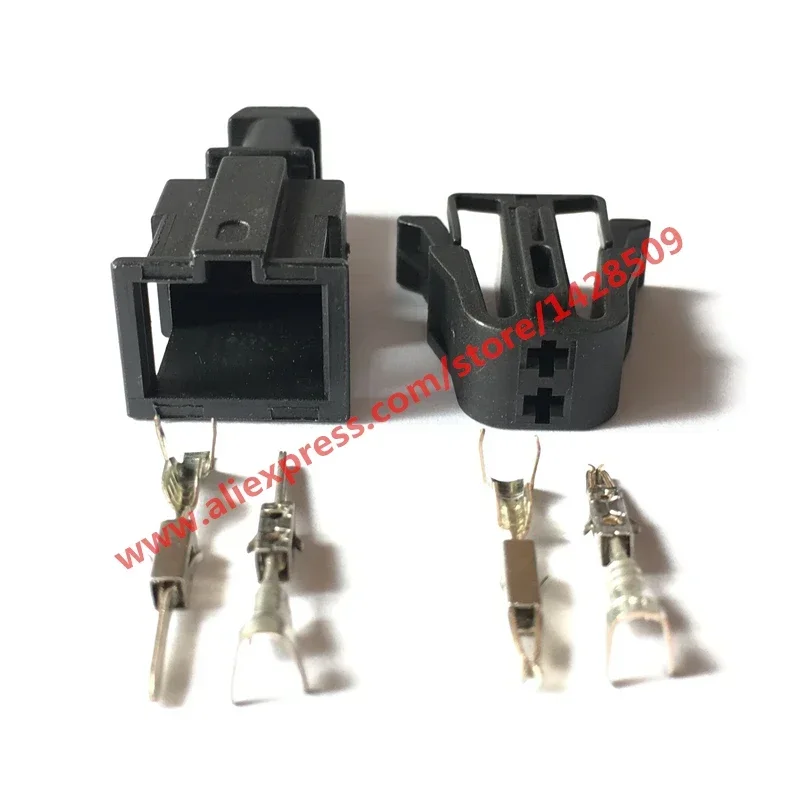 1 Set 2 Pin Automotive Connector Female And Male Plug For VW 535972731 535972721