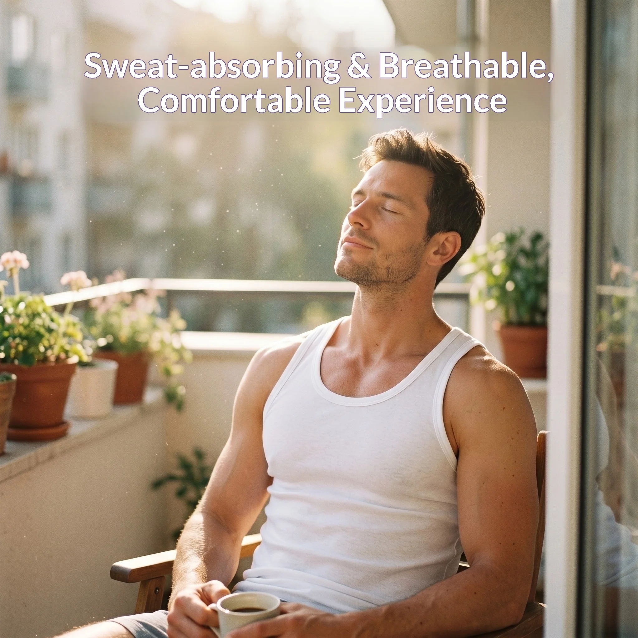 Pure Cotton Vest Men's Base T-Shirt All-Cotton Sports Fitness Vest Camisole Racerback Tank Top Men's Large Size Vest Undershirt