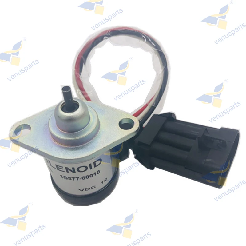 1G577-60010 Fuel Shut Off Solenoid Stop 12V  6689034 SA-4561-T 1G577-60011 For Bobcat T250 T300 T320