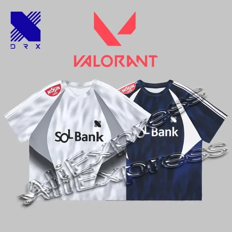 DRX Valorant Esports Club 2025 New Jersey Tournament Training Suit Unisex Sports T-Shirt for Men And Women VCT Masters Bangkok