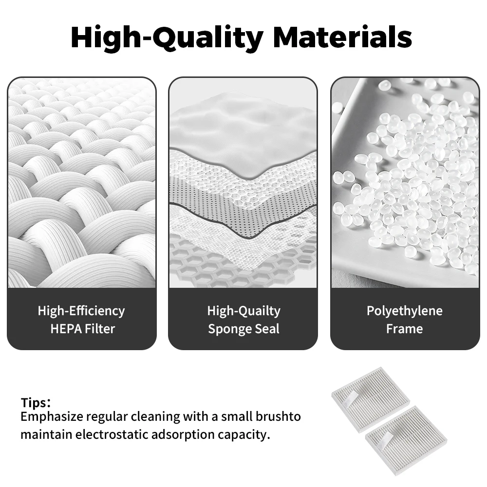 HEPA Filter Replacement For Roborock Q7 M5+ Q7 M5 Q7 TF Q7 TF+ Q7 L5 Q7 L5+ Q7T+ Q7B Robot Vacuum Cleaner Accessories Spare Part image 3