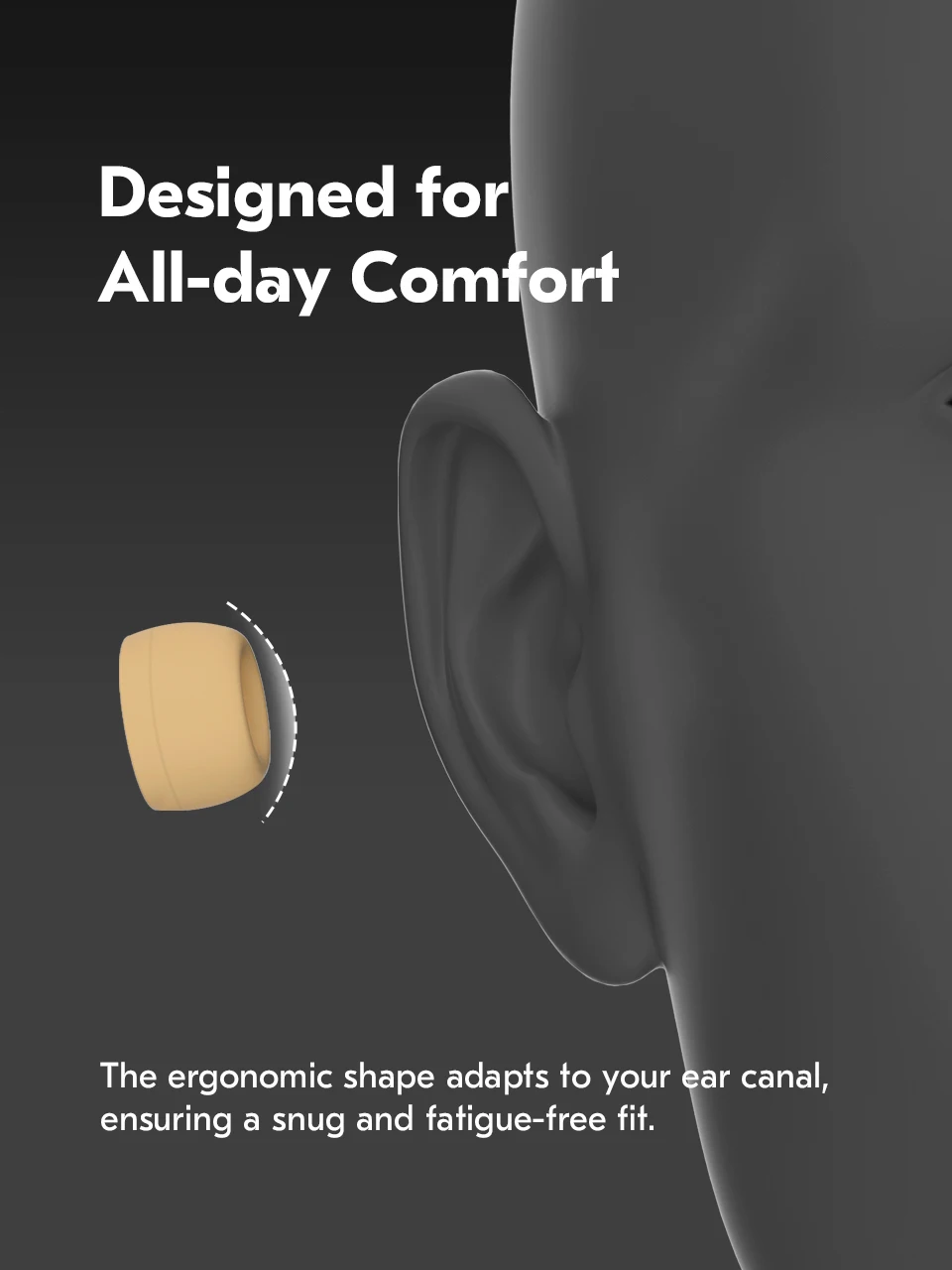 KBEAR 4540 Premium Skin-safe Silicone Eartips Designed for All-day Comfort in ear Earphone Earmuffs with XS/S/M/L size Earplugs