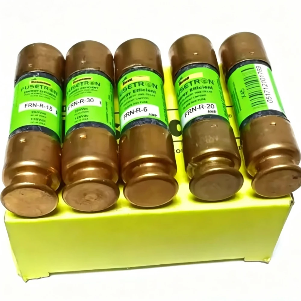 10PCS FRN-R-8 RK5 Time-Delay Current Limiting Fuse 8A 250VAC Dual Element Cartridge Fuse for Circuit Protection