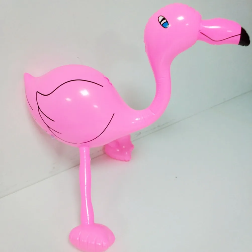 Inflatable Flamingo Bird Swim Pool Beach Bath Party Float Fun Outdoor Water Activity Premium PVC Safe for Adults Kids Pink