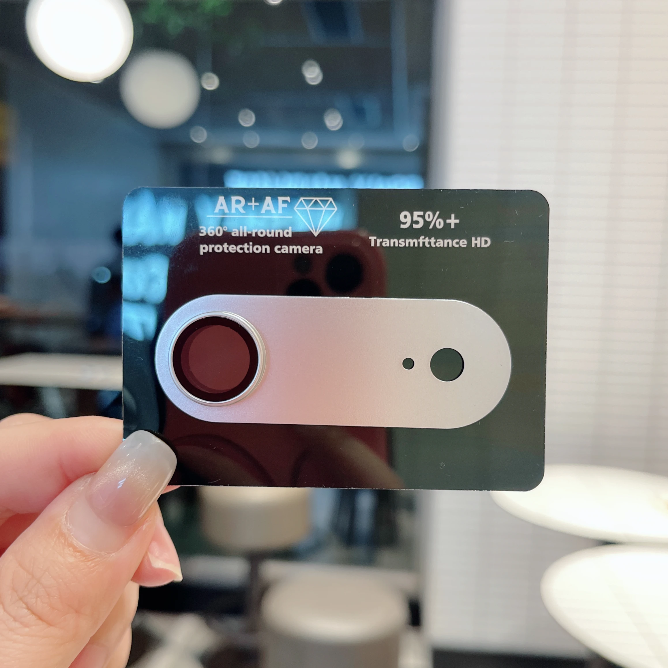 

1: 1 Original color For iPhone Air Integrated Camera Lens Protector Film Metal 9H+Tempered Glass Camera Screen Protective Cover