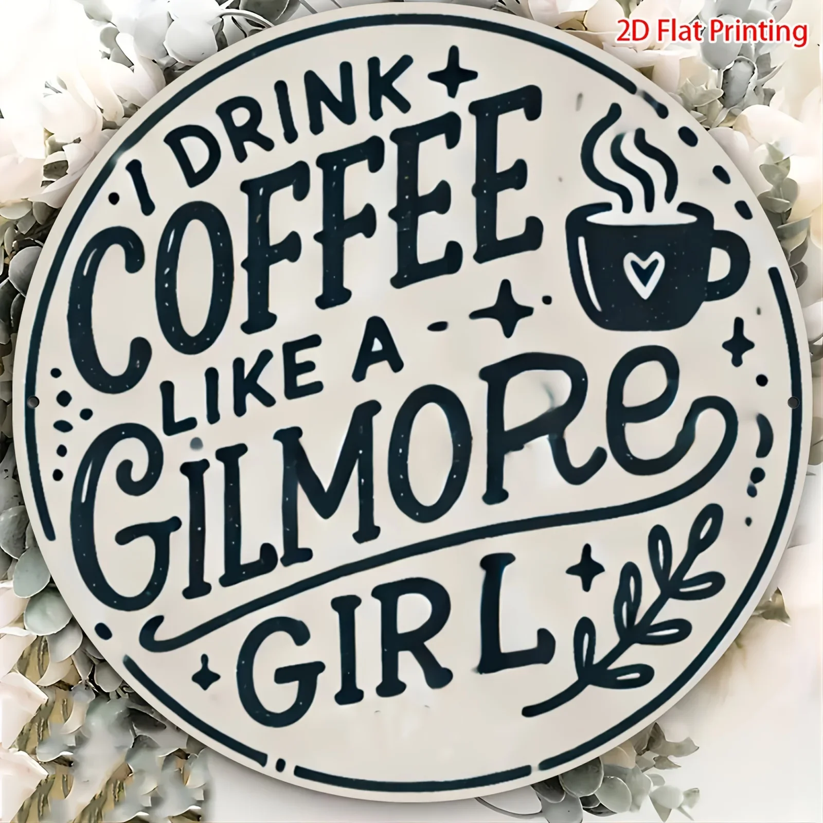 1pc Vintage Gilmore Girls Wall Art Sign 