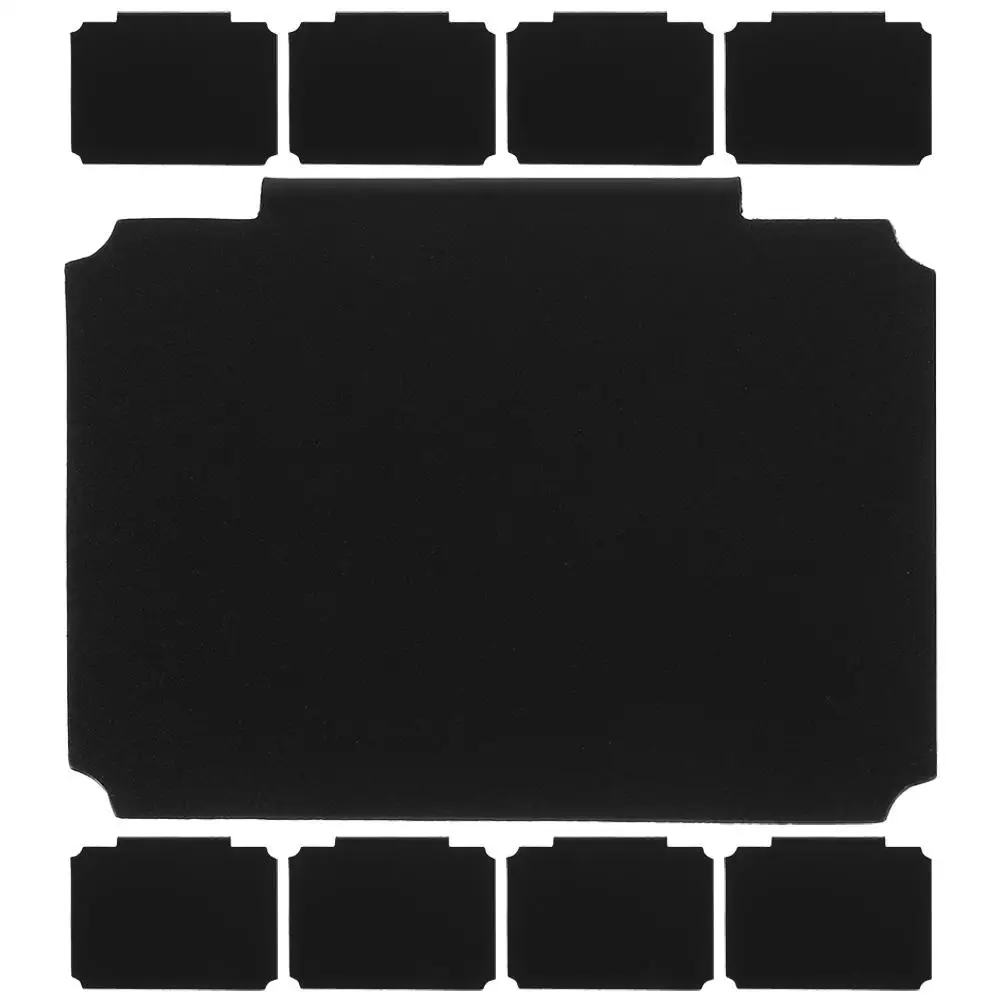 

8 Pcs Label Clips Storage Box Reusable Erasable Chalkboard Tags For Basket Price Display Holders Lightweight Food Labels