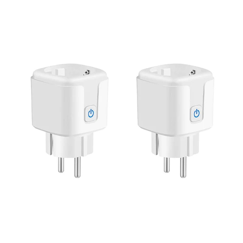 AS95-Tuya Smart Wifi Stecker EU 20A Smart Steckdose Mit Power Überwachung Energiesparende Timing Fernbedienung Smart Leben Langlebig EU Pl