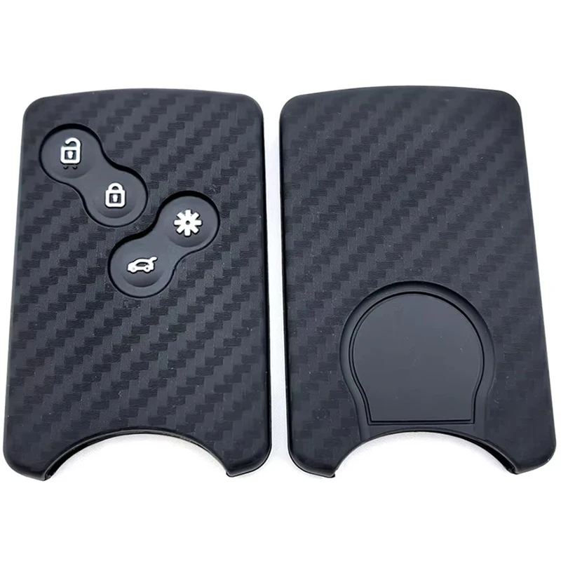 Silicone Car Key Cover Protect Case for Renault Kadjar Captur Clio Megane 2 3 4 RS Koleos Logan Scenic Duster Card Accessories