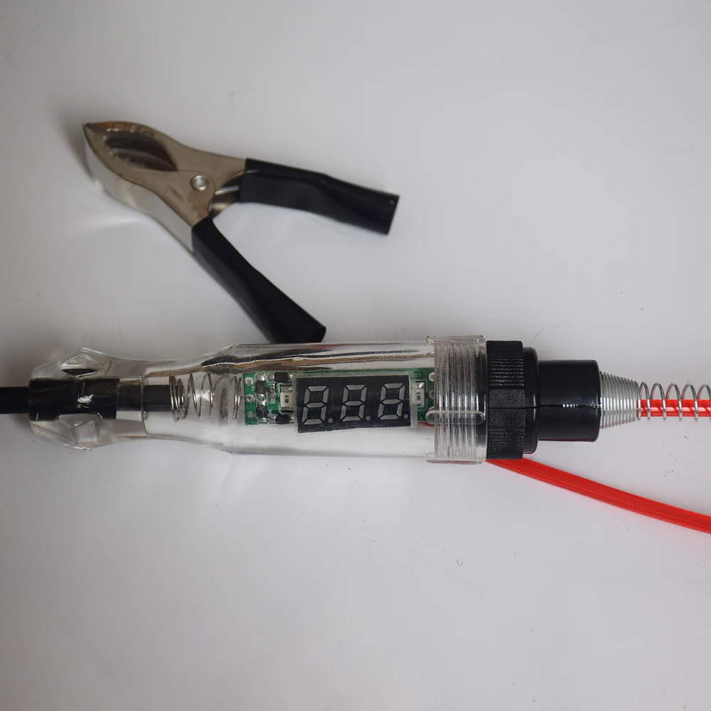 سيارة شاحنة الجهد جهاز فحص الدائرة الكهربائية السيارات سيارة التشخيص التحقيق اقلام الفحص ضوء لمبة الكهربائية قياس القلم أدوات إصلاح 5-120 فولت