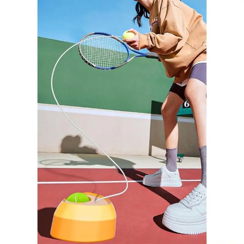 

31BE Portable Tennis Trainer Rebounds Ball Tennis Training Tool for Garden Sports