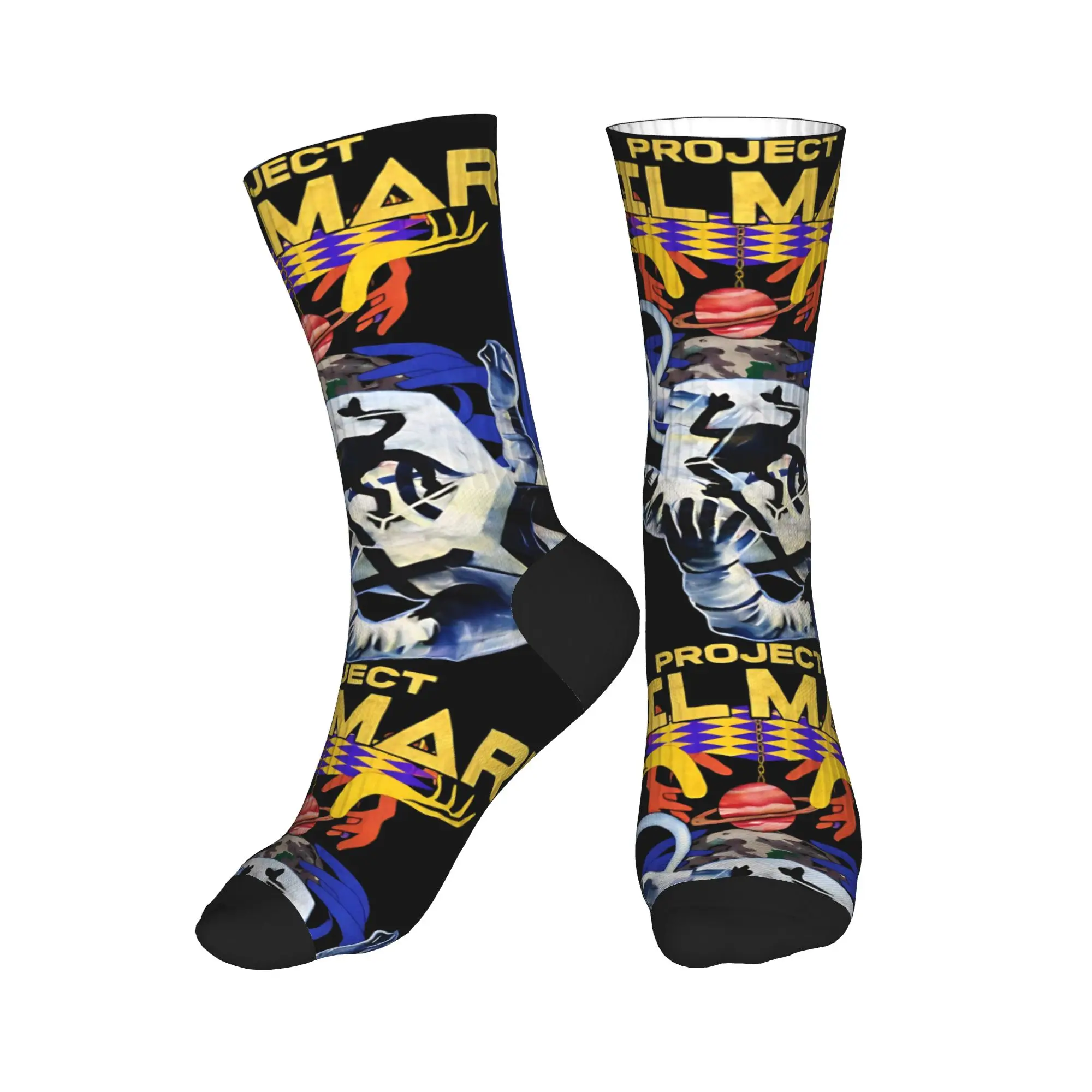 Project Hail Mary Rocky Amaze Jazz Hands Andy Weir Socks Harajuku Stockings Medium Soft Running Sports Socks Autumn Anti Socks