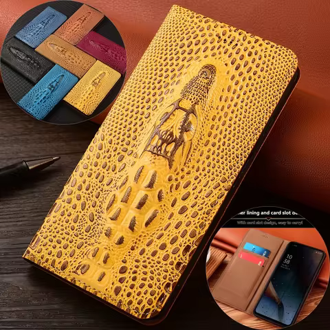 Flip Genuine Leather Phone Cover For Samsung Galaxy A03s A55 A42 A36 F52 F22 M33 M32 M31s M62 C55 M54 M53 F15 M30s A31 A30 A25