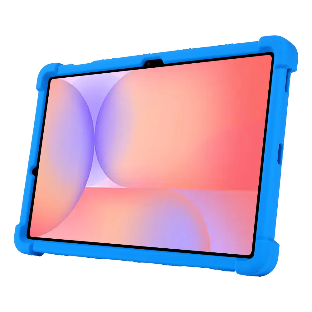 For Samsung Galaxy Tab S10 Lite Case Adjustable Kickstand Silicone Tablet Protective Cover - Green