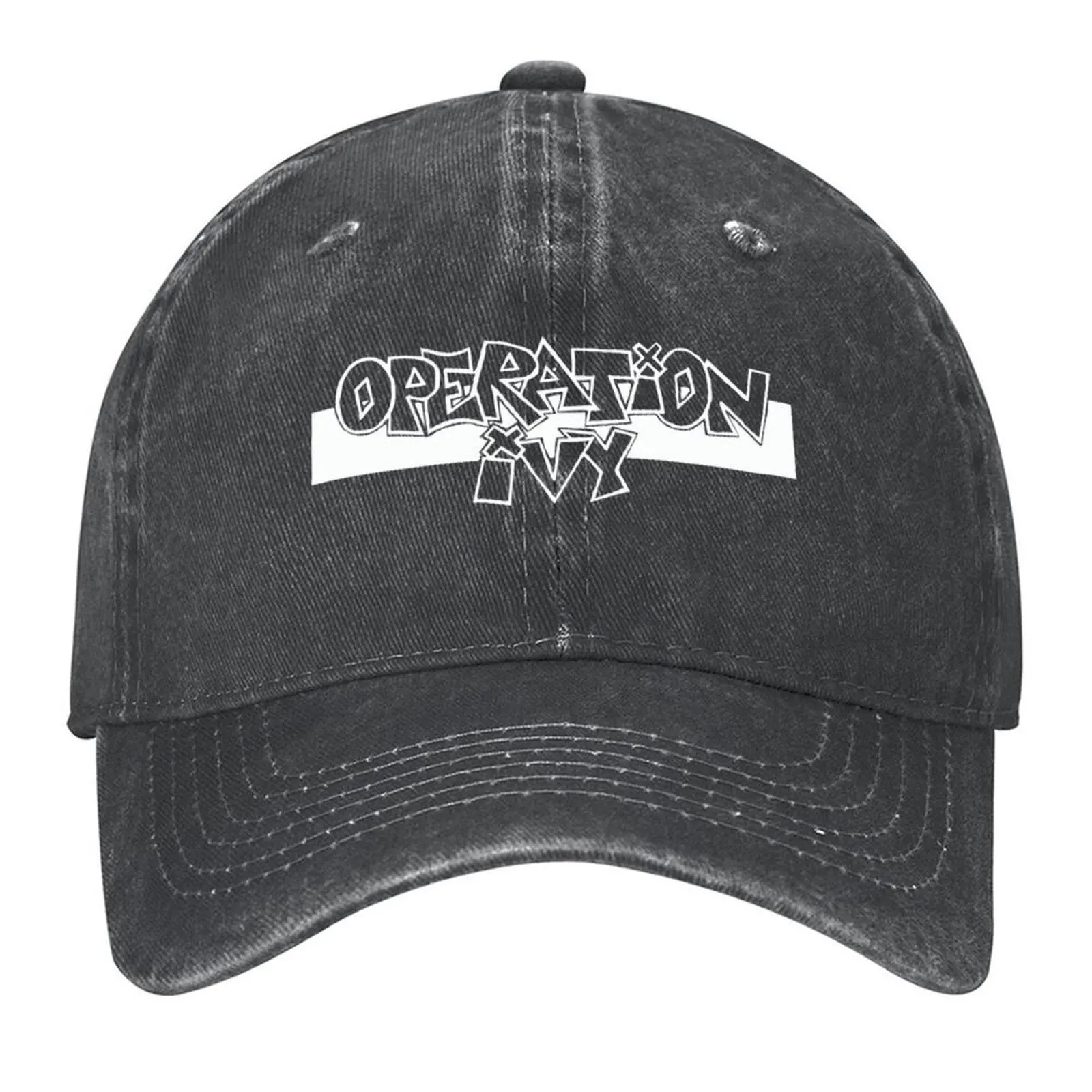 

Operation Ivy (Transparent) White Baseball Cap Dropshipping Sports Cap Luxury Man Hat Luxury Hat Men's Caps Women's