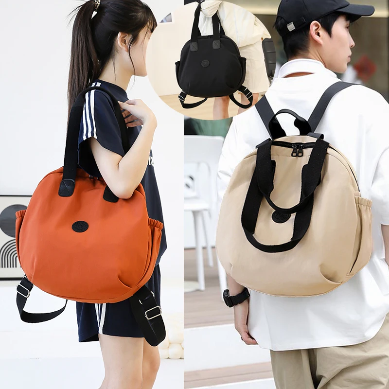 Multifunctional Backpack Women Shoulder Bag Unisex Handbag Oxford Cloth Waterproof Womens Bag Light Sports Casual New Men's Bag