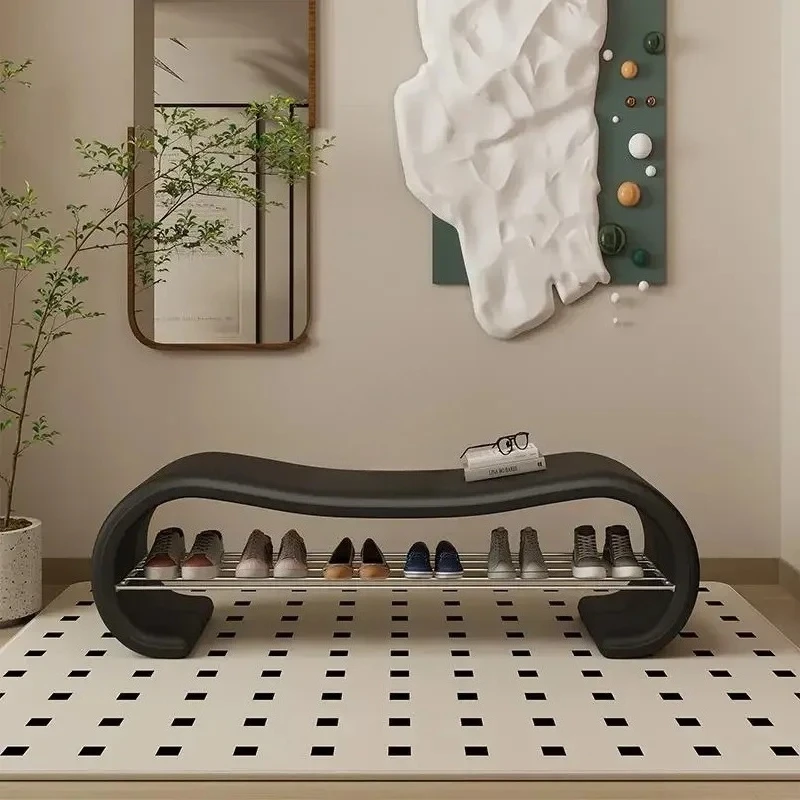 

Дизайнерский роскошный шкаф для обуви в скандинавском стиле, итальянский минималистичный органайзер для хранения обуви и косметики, мебель для дома