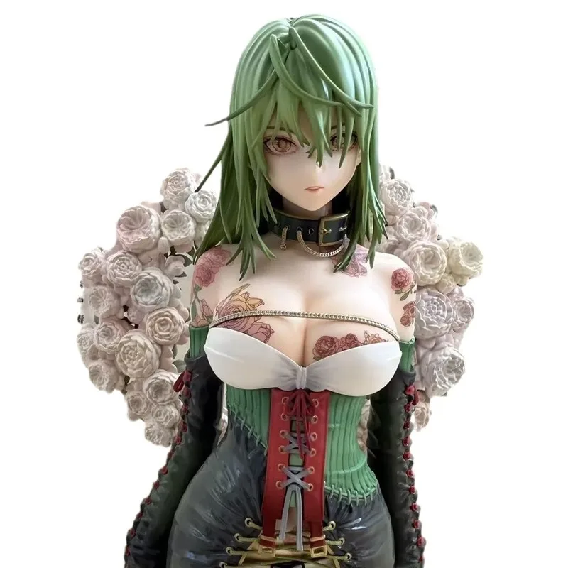 

Beautiful Girl Original Painting Rose Mingke Proportional Human Kneeling Model Anime Handmade Model Ornament