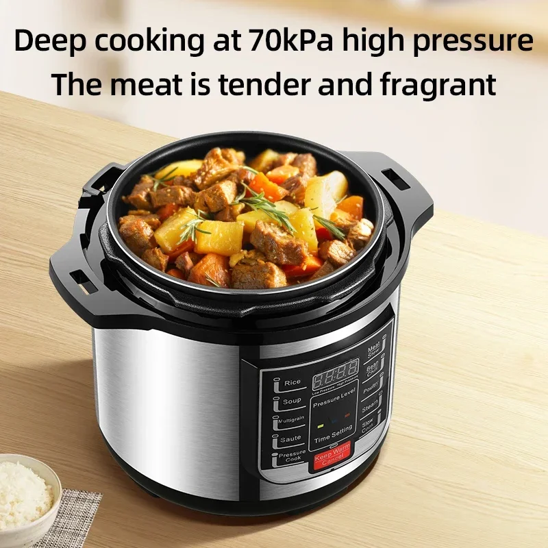 Professional Source Manufacturer Multifunction Automatic Digital Smart 6L Electric Pressure Cooker Malaysia