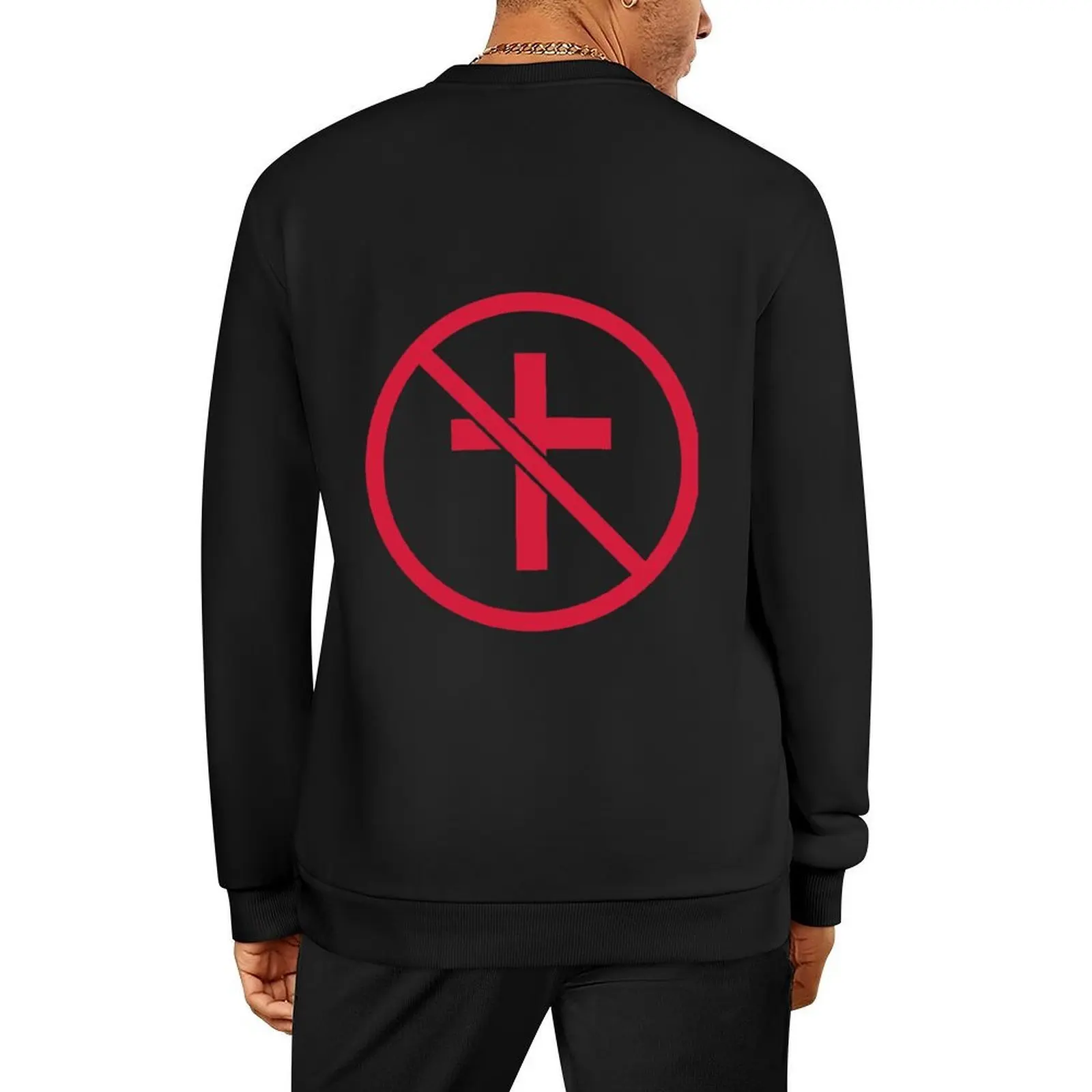 

zone forbidden sign sign symbol no cross god believe love heaven angel pray church catholic evangelical christ jesus ch Pullover