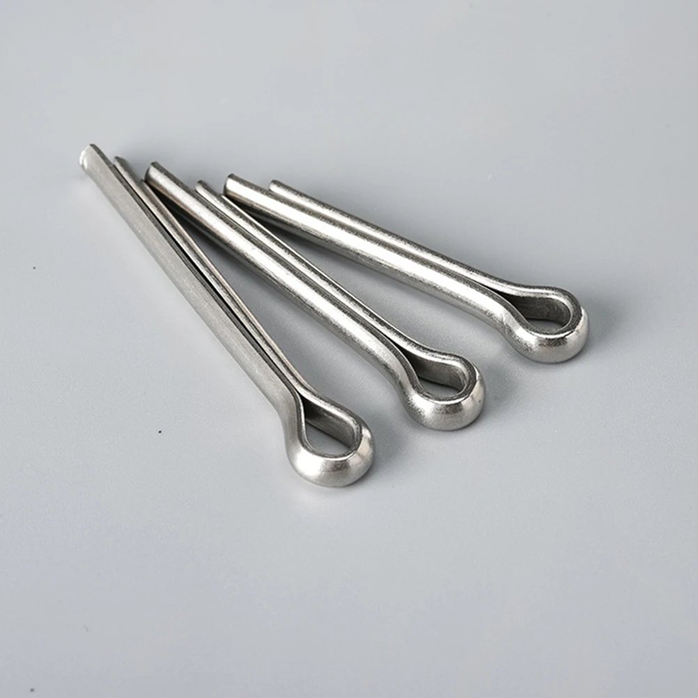 

150pcs Stainless Steel Spring Split Cotter Fastening Mechanical Fasteners Thread Connection Protection