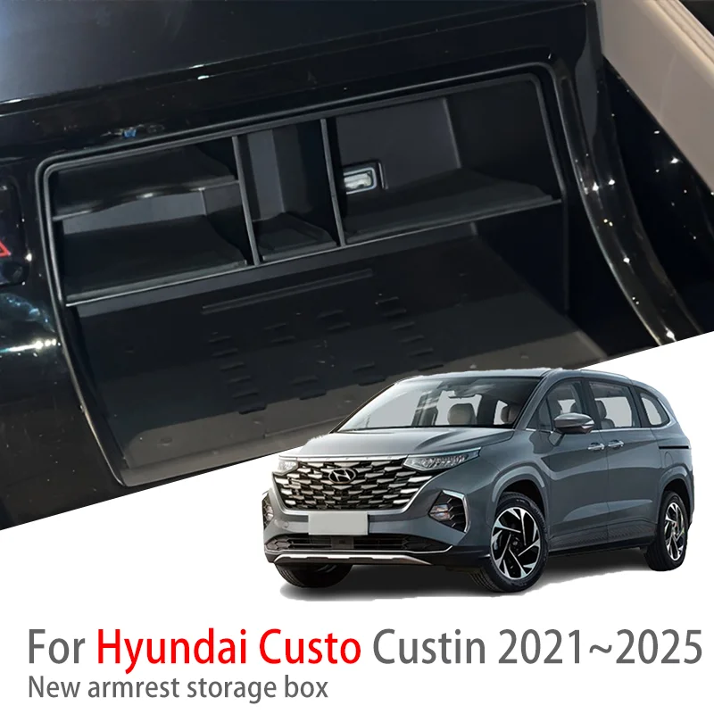 Auto Parts Suitable For Hyundai Custo Custin 2021~2025 2022 Car Center Console Armrest Storage Box Multifunctional Accessories