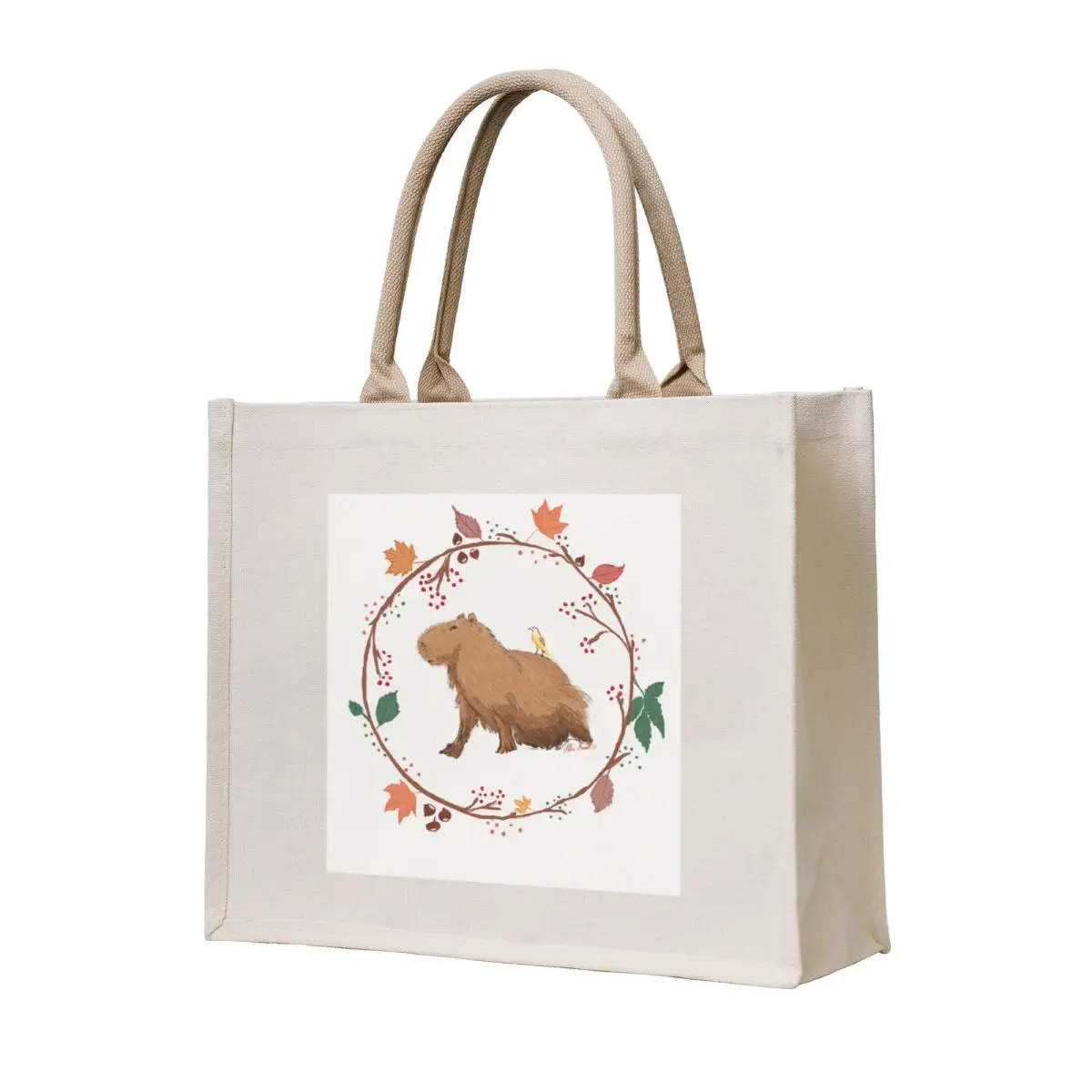 

KAPIBARA. ANIMALS SERIES Tote Bag great bag tote bag men shopping bags foldable Shopper