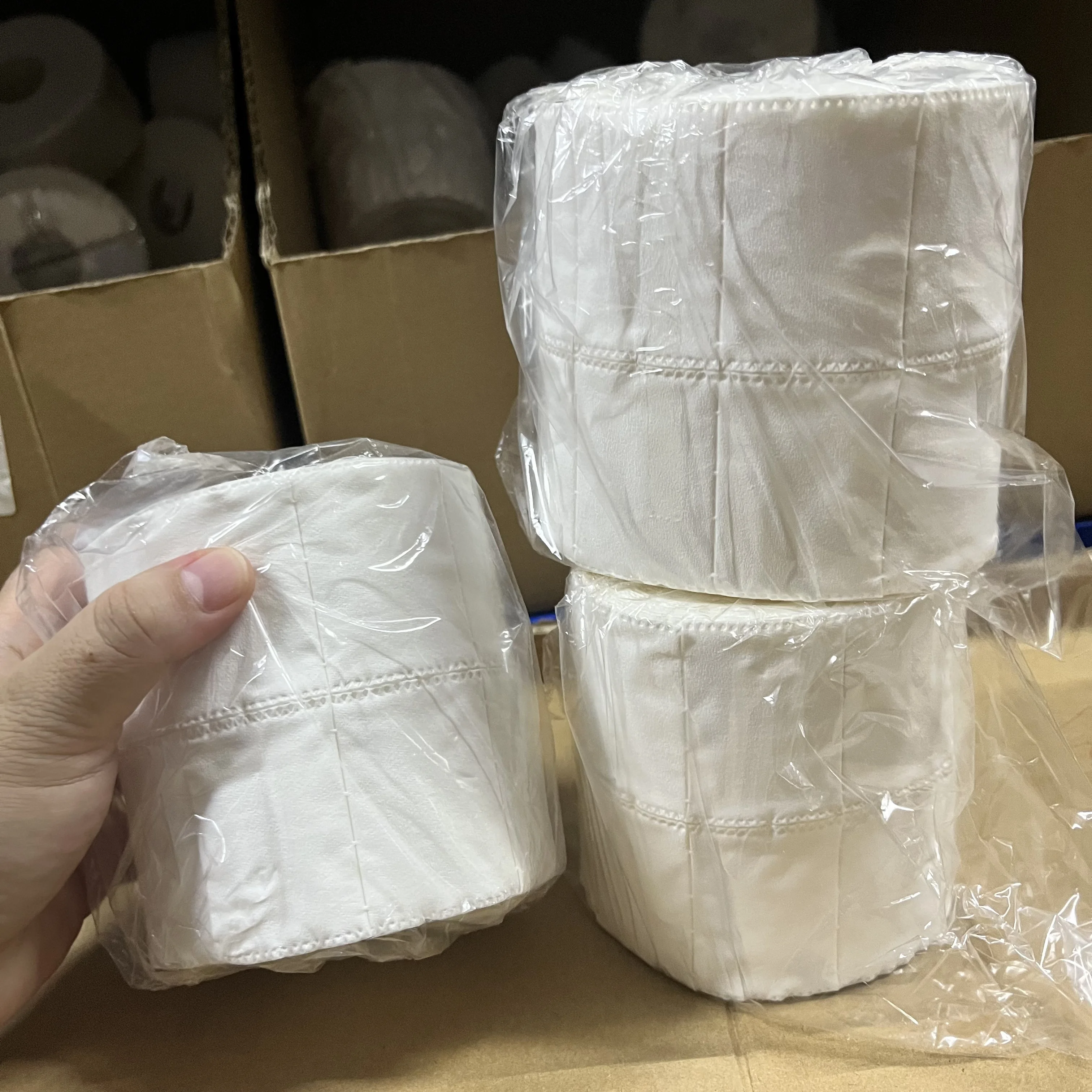 300–1500 Stück 1/2/3 Rollen Einweg-Nagellackentferner-Pads, weiß, weiche und saugfähige Nageltücher für Nagelvorbereitung und Nagelpflege *