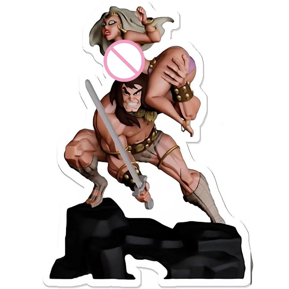 

1/24 3d Printing Model Kit Belle Barbarians NSFW Doll Anime Figure Model Kit DIY Miniature Reduction Statue Unpainted Toys