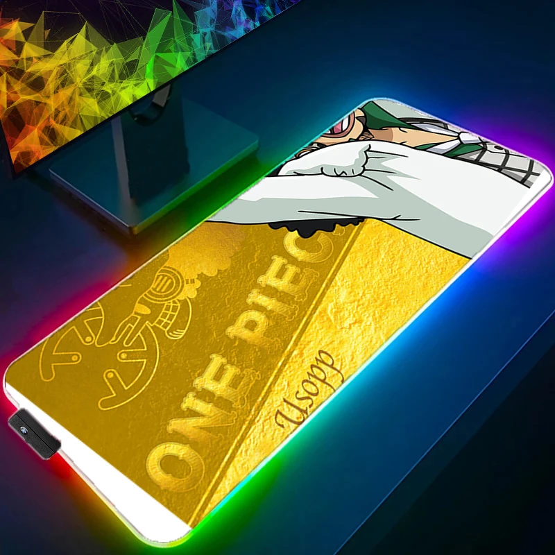 

RGB LED O-one P-piece Mousepad Rubber Mouse Pad Gaming Accessories Gamer Cabinet Carpets Office Computer Desk Mat Keyboard Pads