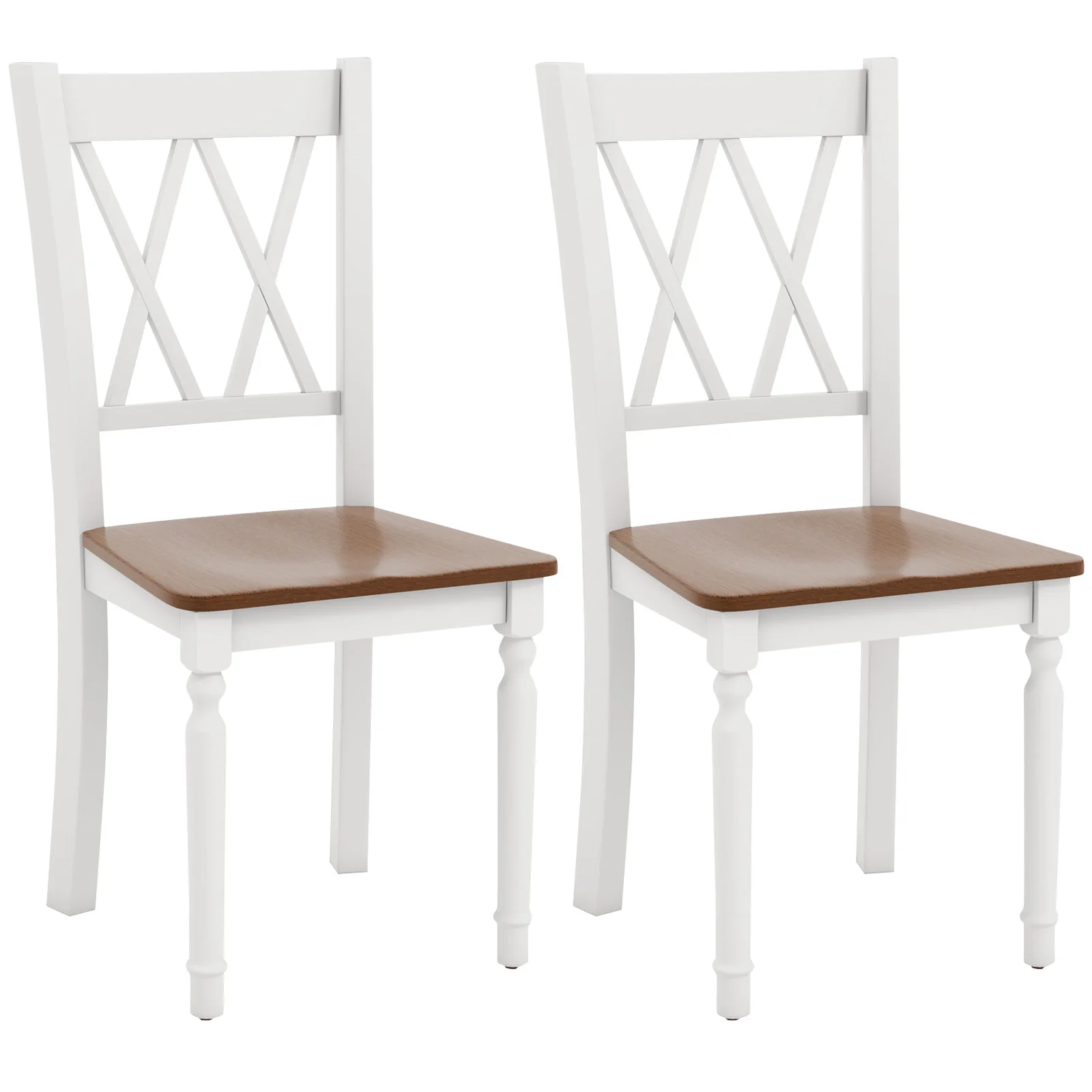 

Dining Chairs Set of 2 Wood Farmhouse Dining Room Side Chairs for Home Kitchen