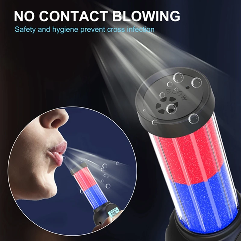 High Precision Alcohol Tester Sound and Light Alarm Traffic Alcohol Tester LCD Display Police Breathalyzer-A50M