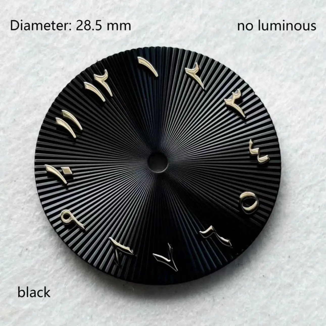 Luminous Sterile Dial Set, nenhum logotipo, algarismos arábicos, venda quente, NH35 Movimento, 29mm, 28.5mm