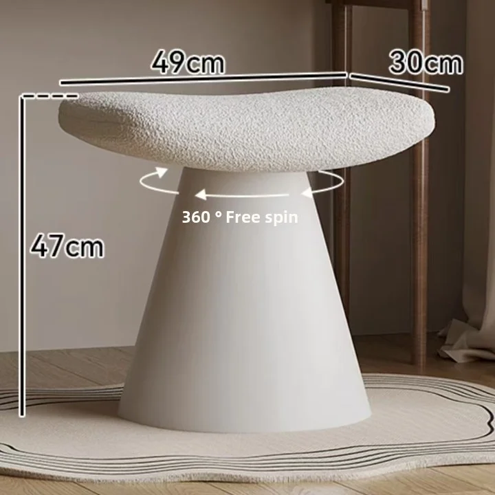 

Dressing stool, ladies' bedroom dressing stool, retro style dressing chair,home living room shoe changing stool,leisure chair