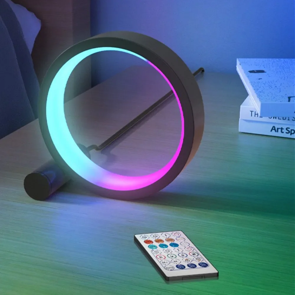 

Красочные ночники RGB с голосовым управлением, управлением через приложение, дистанционным освещением, USB-подключением к компьютеру, настольная LED-лампа с музыкальной ритм-индукцией