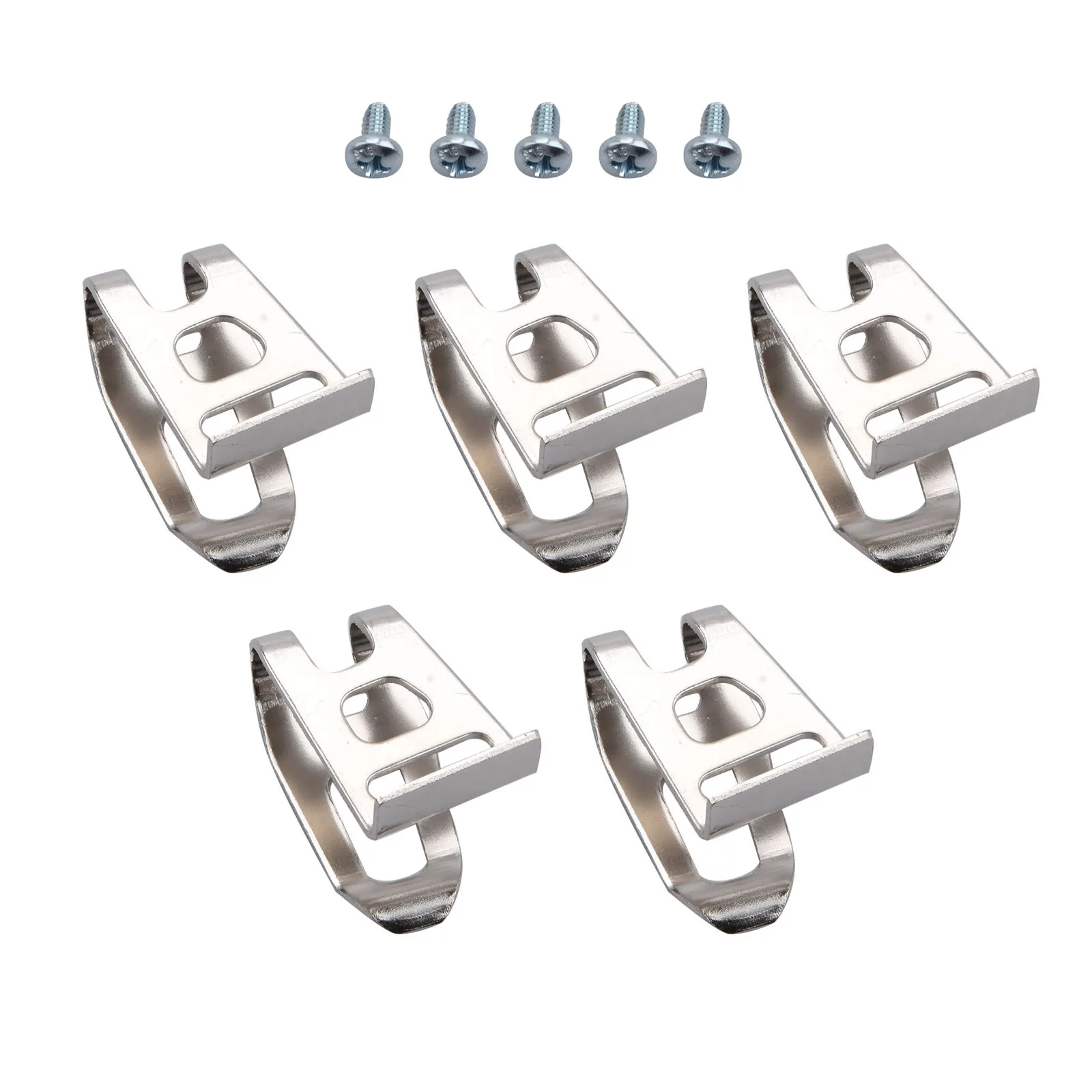 5Pcs Belt Clip Hook For Makita Cordless Drills Impact Driver Bit Holder Hooks Clips Power Tools Accessories Stainless Steel Part