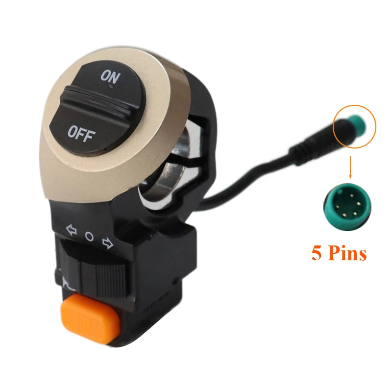 22mm Handlebar Horn And Headlight Combination Switch Button Motor Switches Turn Signal Accessories For Motorcycle ATV