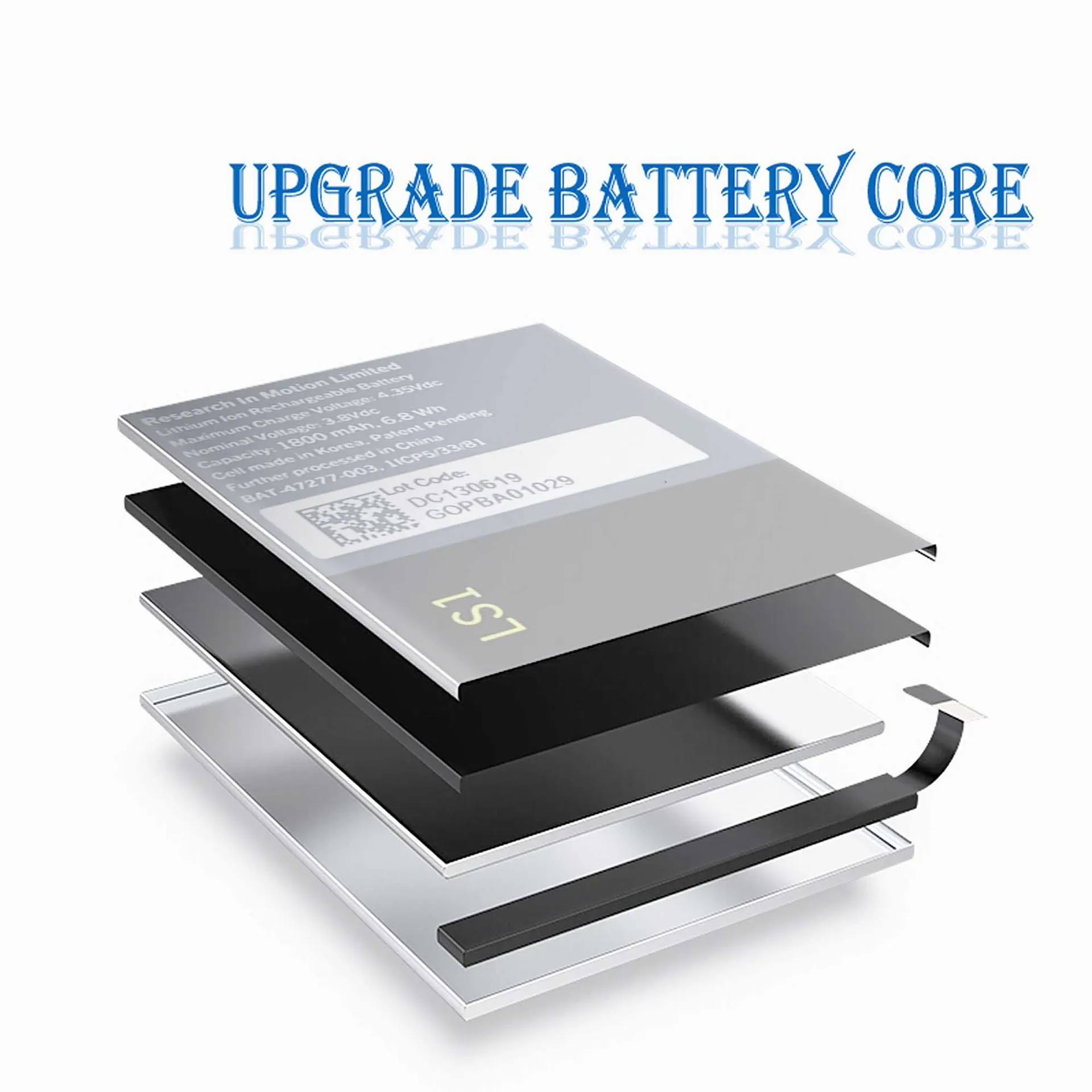 LS1 Replacement Battery For BlackBerry Z10 STL100-2-1-3 BBSTL100-4W BAT-47277-003 Mobile Phone High Quality Batteries