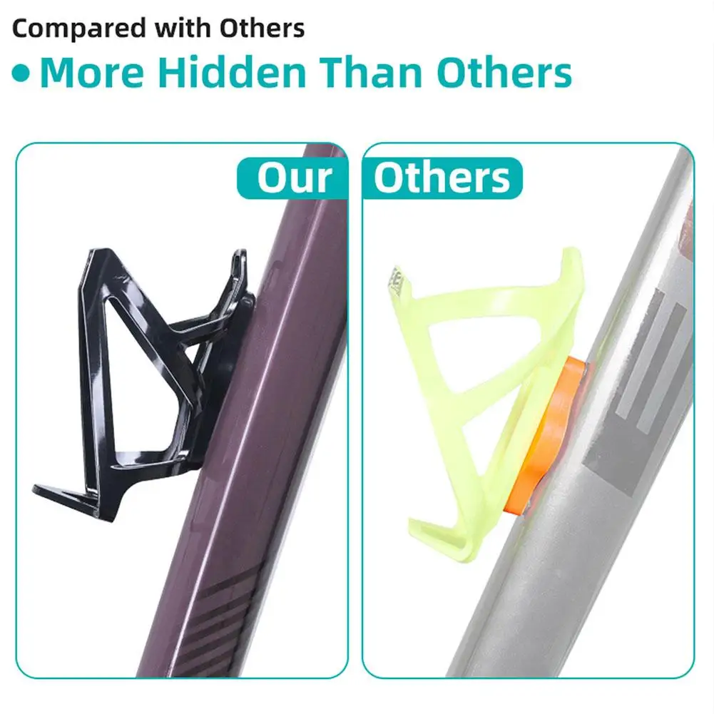 ل Airtag محدد قفص الزجاجات المياه تحديد المواقع الدراجة المضادة للسرقة عالية الجودة دراجة نارية الدراجات كوب ماء حامل #5