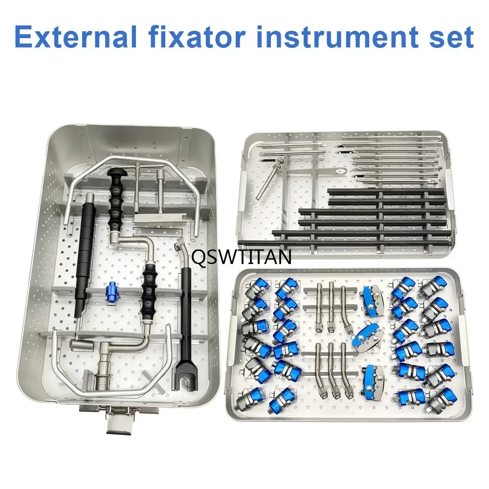 Surgical Instrument Stainless Steel Orthopedic External Fixator Instrument Set for Lower Limb Instrument Set