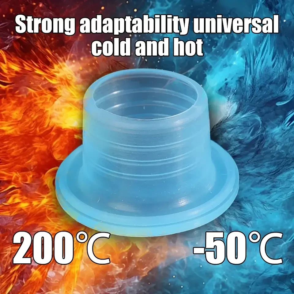 Silicone Sealing Ring Faucet Leak-proof Sealing Gasket Prevent Dripping Leak-proof Sealed Buckle Threaded Pipe Fitting Plug