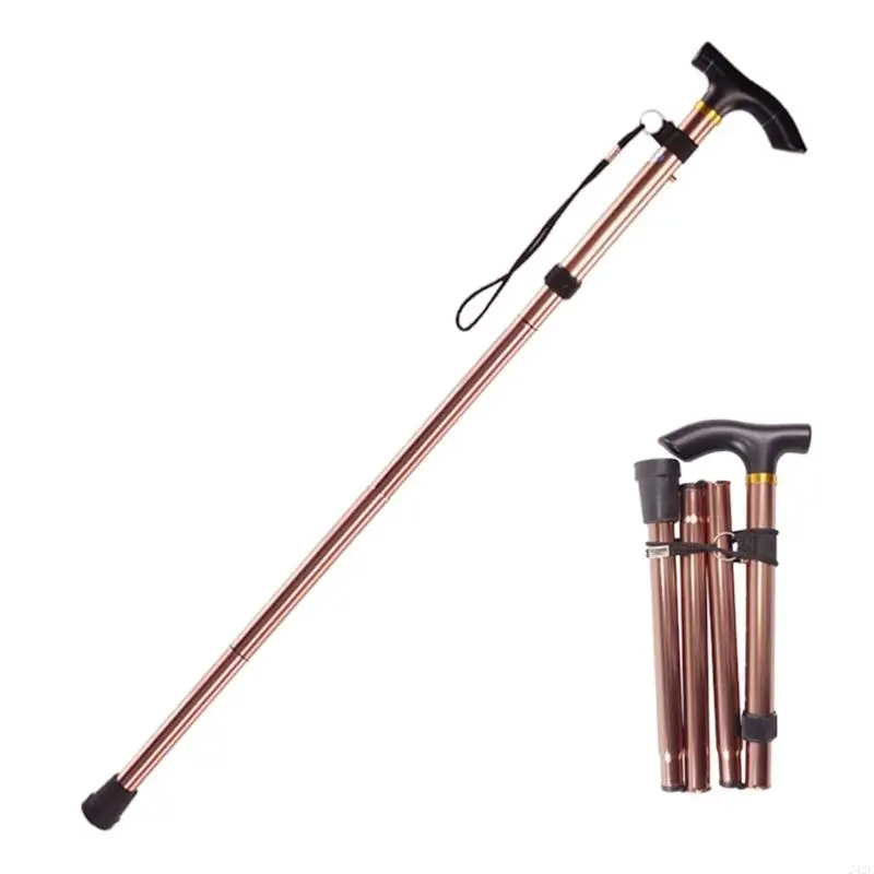 242F Folding Cane with 5 Gear Foldable Walking Lightweight Disability