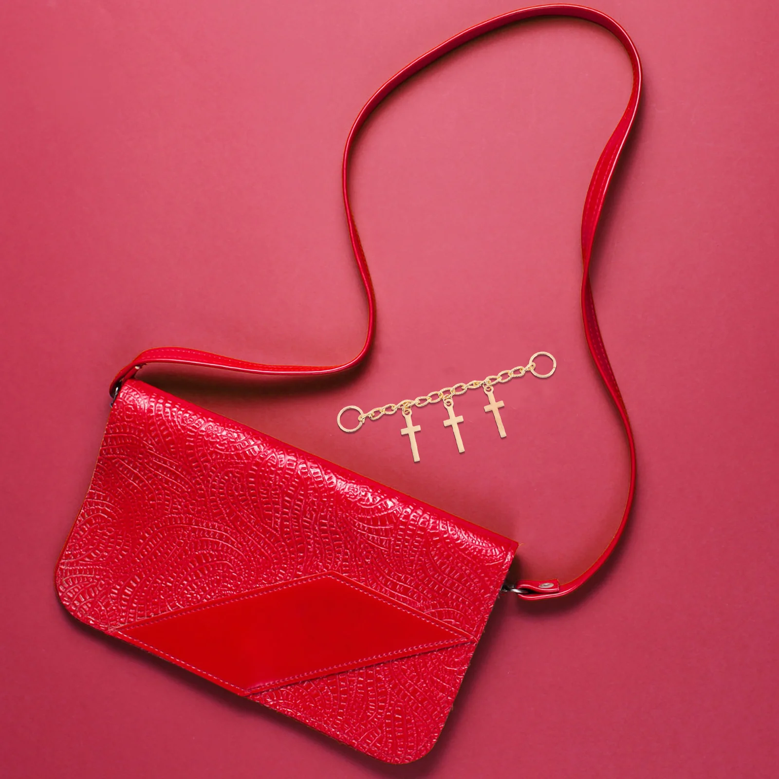 

1Pair Sports Shoe Chains Double End Open Rings Short Chain for DIY Clothing Bags Sneaker Accessories Fashion Decoration