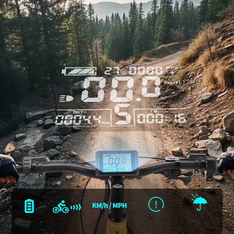 2026 KIMDYMA K02 Elektrofahrrad 27,5 Zoll Allterrain-Reifen 70-80KM Reichweite 25KM/h Geschwindigkeit 48V20AH Abnehmbarer Akku 9-Gang E-Bike – Detail 20