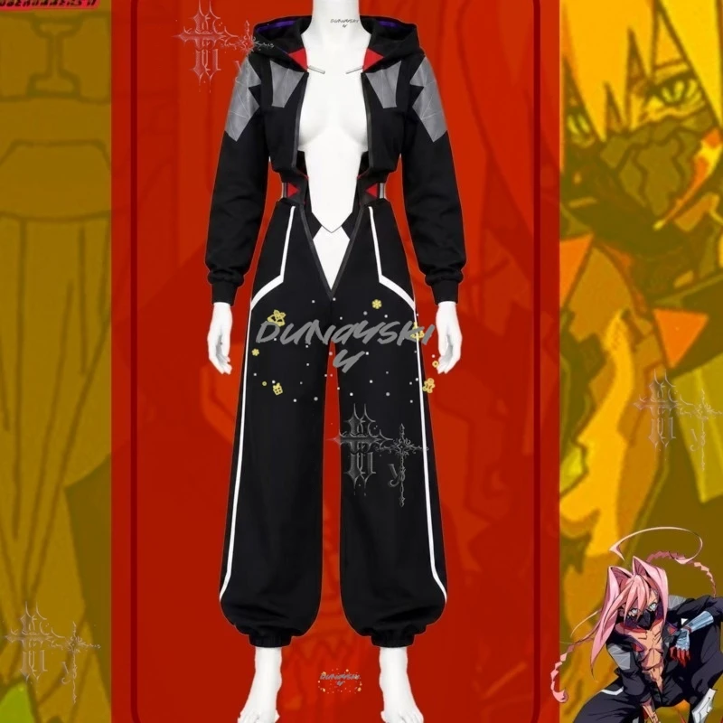 Cyberpunk Edgerunners Talia Yang Full Cosplay Suit Hoodie Cuffed Wide Leg Trousers Anime Halloween Fan Convention Photo Shoot