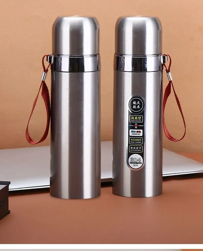 304 Stainless Steel Insulating Cup Large Capacity Portable Thermal Water Kettle for Men Women Students Home Outdoor Use