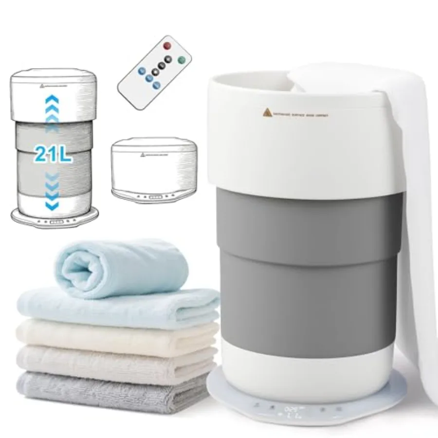 

Towel Warmer for Bathroom 21L Towels Warmer Bucket with Timer Towel Heater Auto Shut Off Elephant Gifts Fits Up to Oversized To