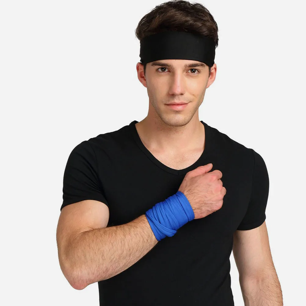 

Sports Headband Tie Up Adjustable Sweatband For Yoga Running Gym Fitness Women Men Workout Hair Band Scarf