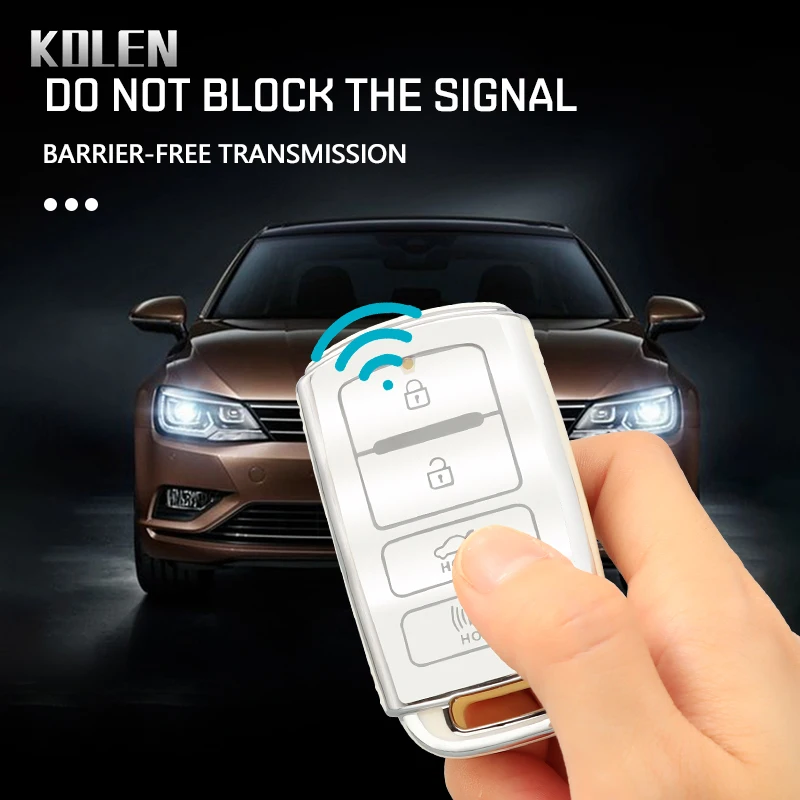 Fashion TPU Car Remote Key Case Cover Shell Fob For KIA K7 K-04 Series Cadenza K9 Sorento K900 Protector Keyless Bag Accessories